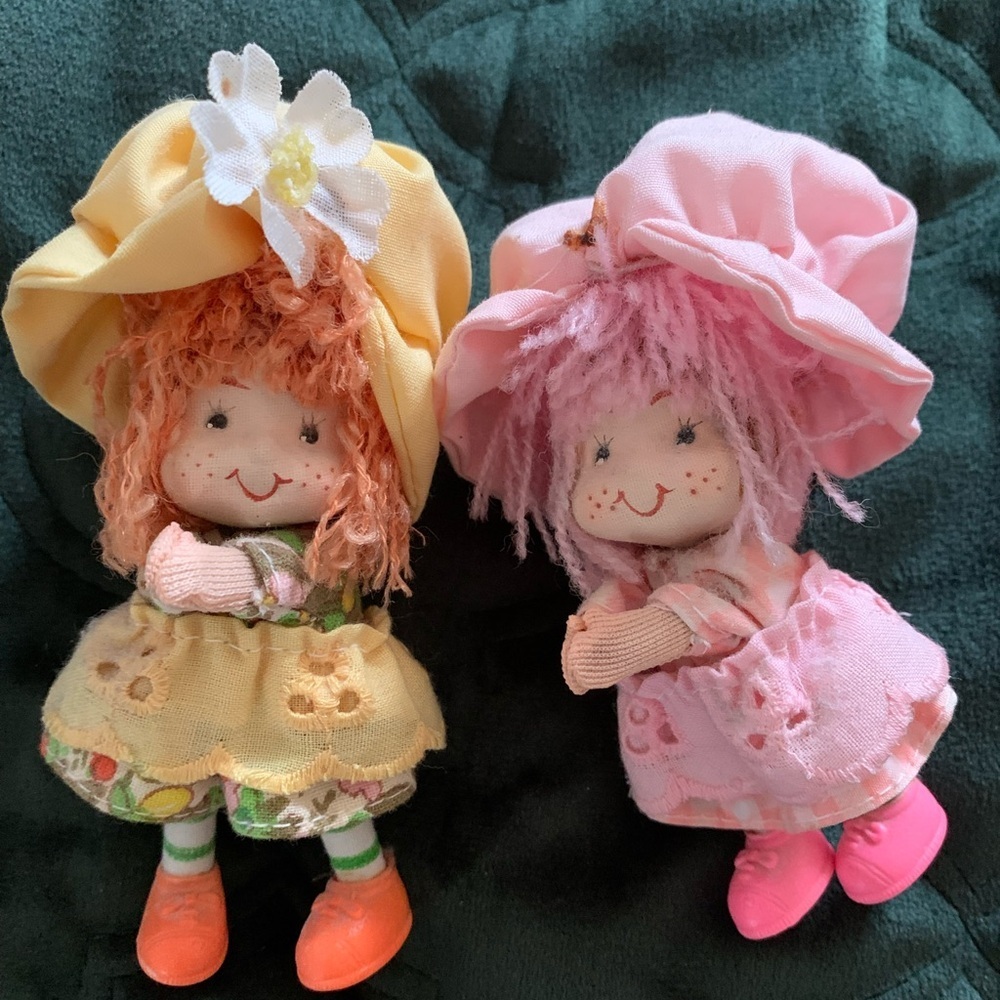 Bang Lim Flower Hugger Vintage Hugger Clip on Dolls 3.5”
